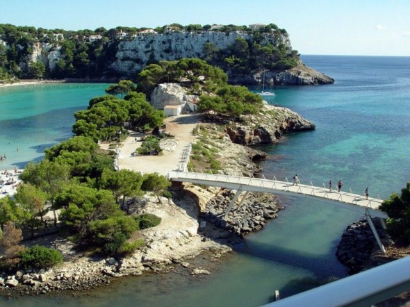 Cala Galdana y su urbanismo